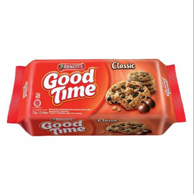 

Good Time Classic Choco 72gr - Kukis Dengan Coklat Chips