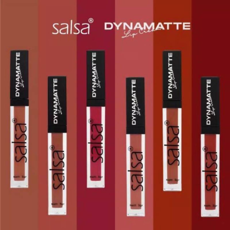 LIPCREAM DYNAMATTE SALSA || SALSA Lip cream Dynamatte