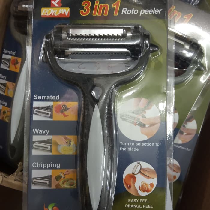 roto peeler 3 in 1 pengupas buah dan sayur