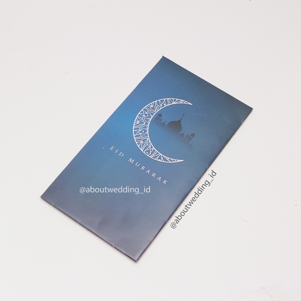 

Angpao Lebaran Eid Mubarak Navy Blue isi 6, amplop angpau Idul Fitri