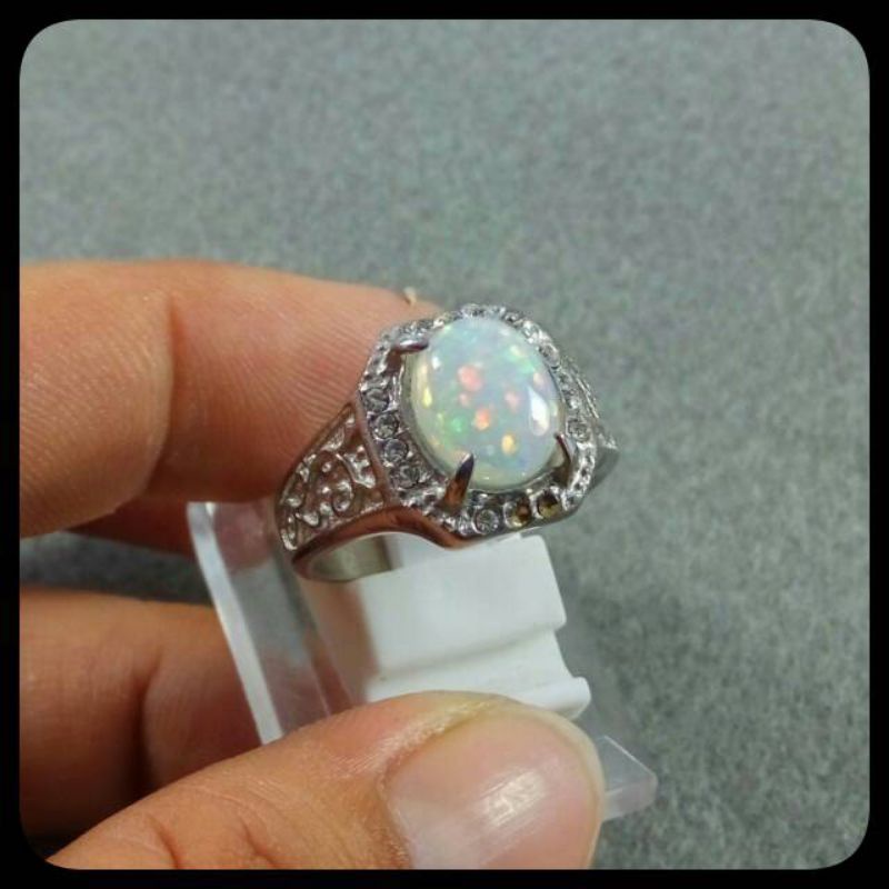 Batu cincin wanita kalimaya australi full colour