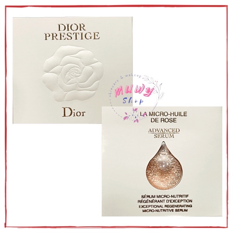 Dior Prestige La Micro Huile De Rose Advanced Serum 4.5ml 5ml