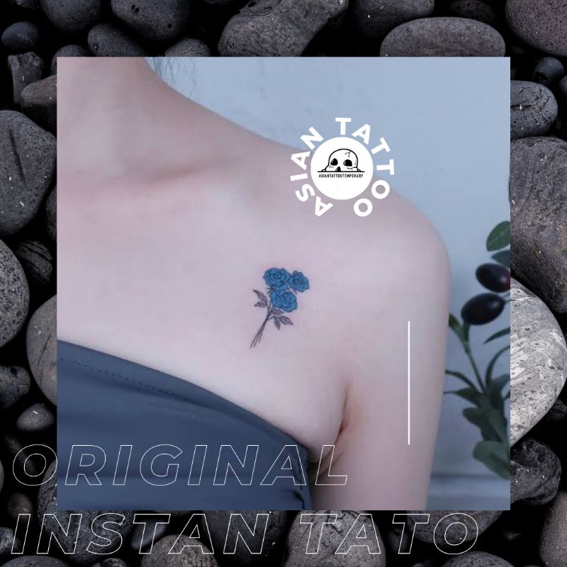 SEMI PERMANEN &quot;FLOWER - MAWAR - BUNGA - LILY SPIDER - HIGANBANA&quot; ASIANTATTOO BISA UNTUK PEMAKAIAN BERBULAN BULAN