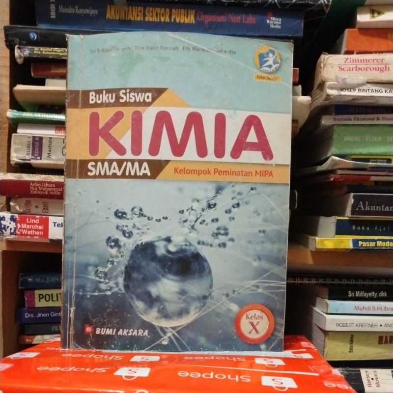 buku kimia kelas X/10/1 sma bumi aksara
