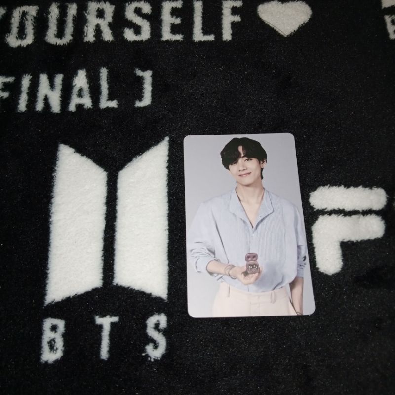 PC V BTS Kim Taehyung Photocard Samsung Galaxy Earbuds Lamaran