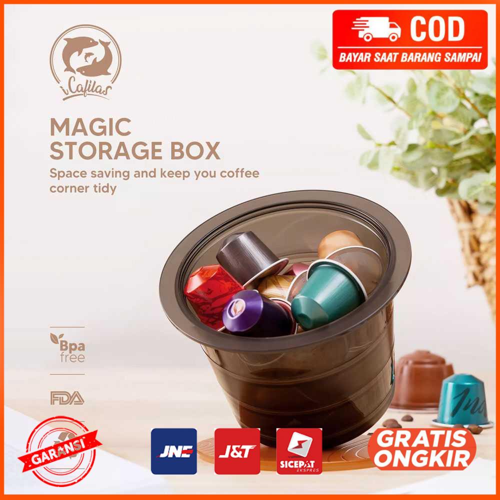 Wadah Penyimpanan Kapsul Nespresso Reusable Box