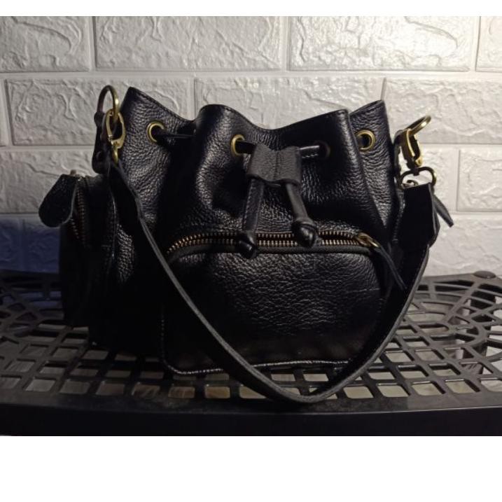Oke Price.. TAS WANITA KULIT ASLI GARUT MOTIF PAPIRUT MODEL KEKINIAN