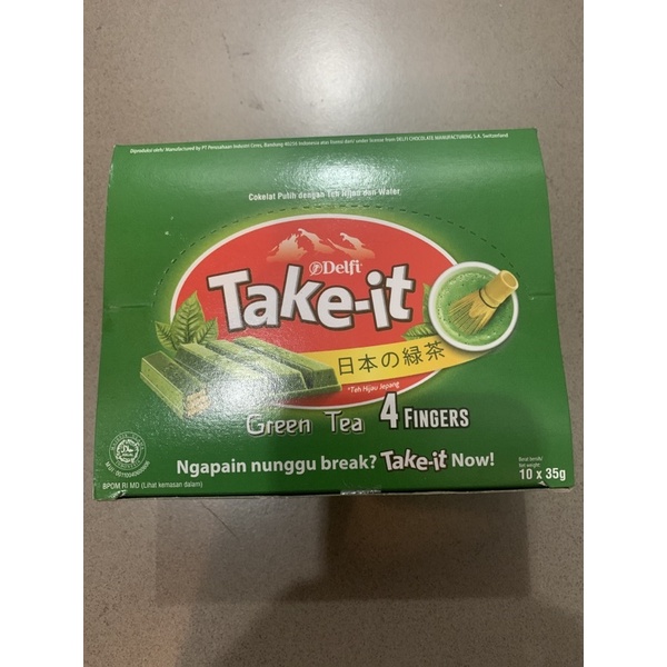 DELFI TAKE IT 4F 35G ISI 10 PC GREEN TEA / YOGHURT BERRY (NEW)