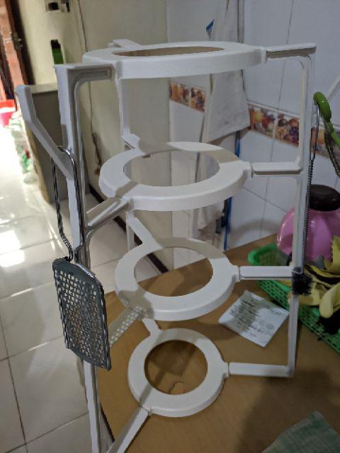Rak Panci Susun / Rak Teflon Susun / Panci Holder / Panci Organizer