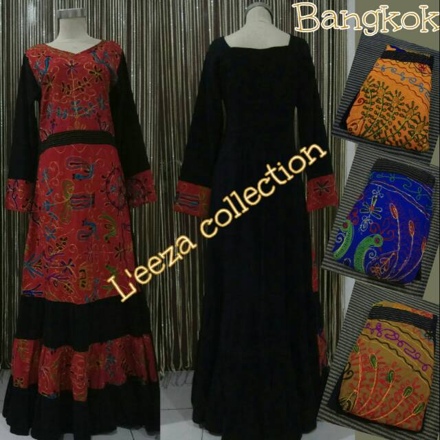 Maxi dress etnik Ori Thailand