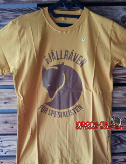 Tshirt  - Baju - Kaos - Fjallraven Unisex Bukan Original