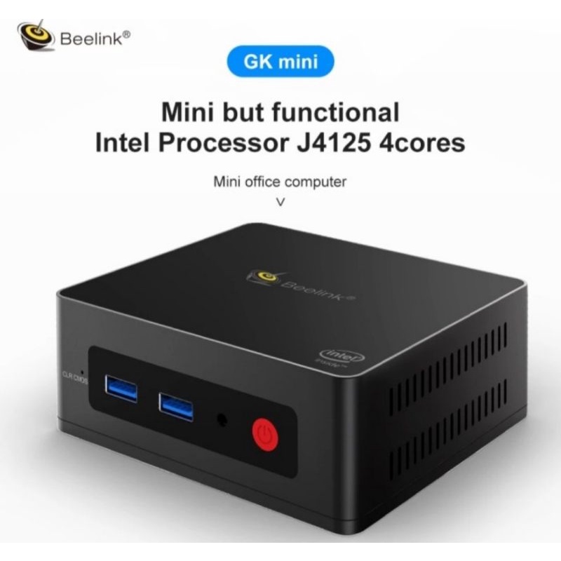 Mini PC GKMini 2022 Intel J4125 8/256GB SSD 4K Windows 11 Pro