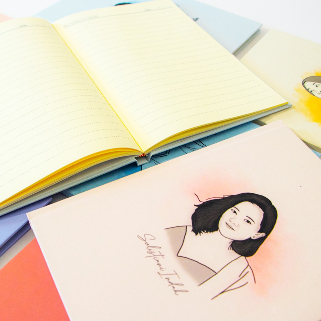 

Custom Cover Buku Diary, Custom Notebook A5 Laminating Doff