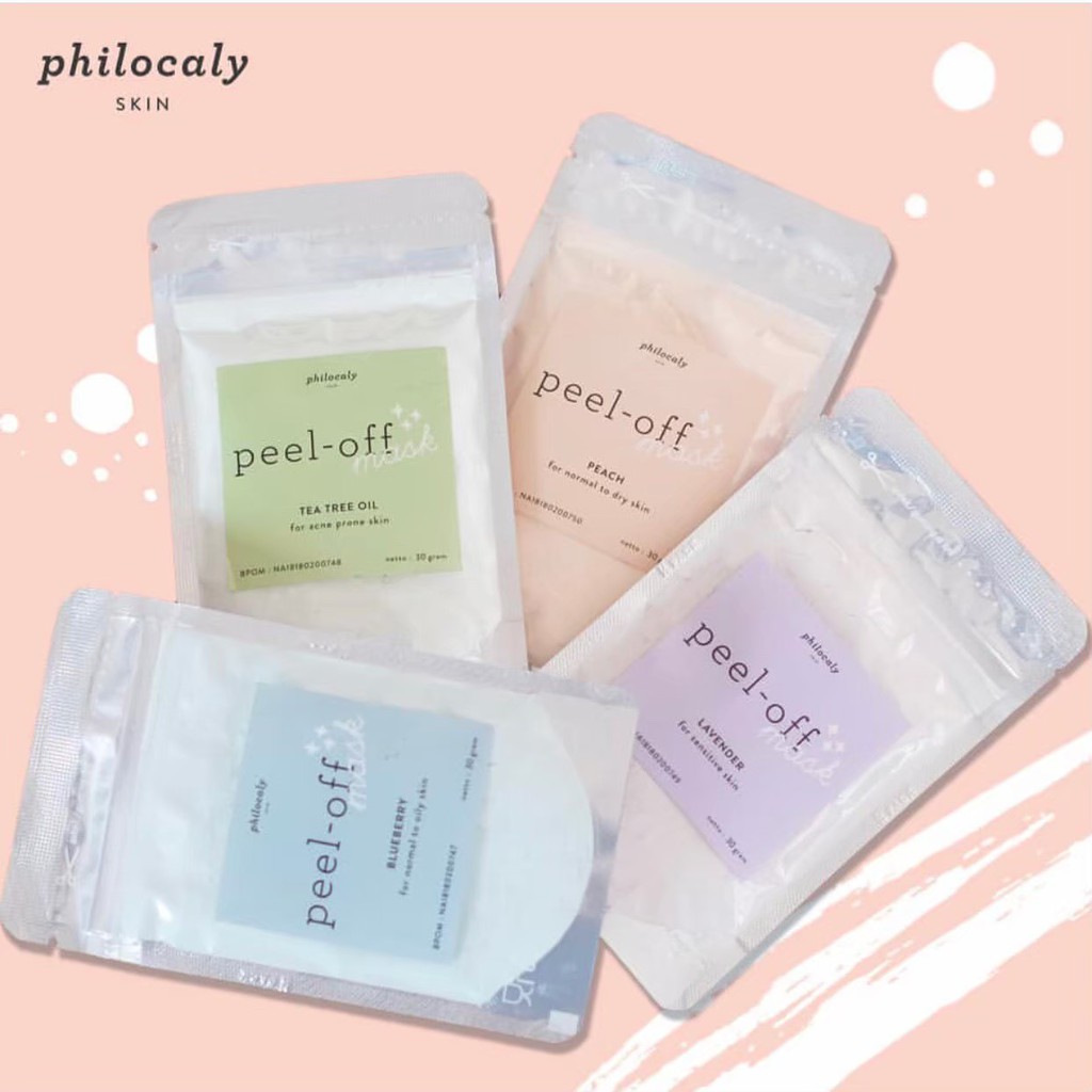 (Beli 3pcs Free GIFT) Masker Wajah Peel Off Philocaly Skin 30gr masker peel off murah