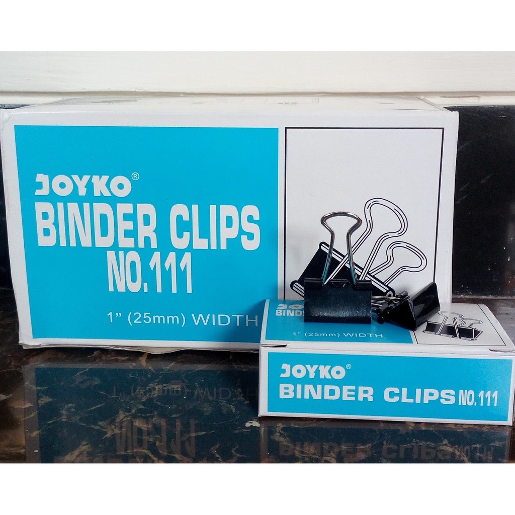 

Binder Clip / Klip Penjepit Kertas No. 111 Joyko