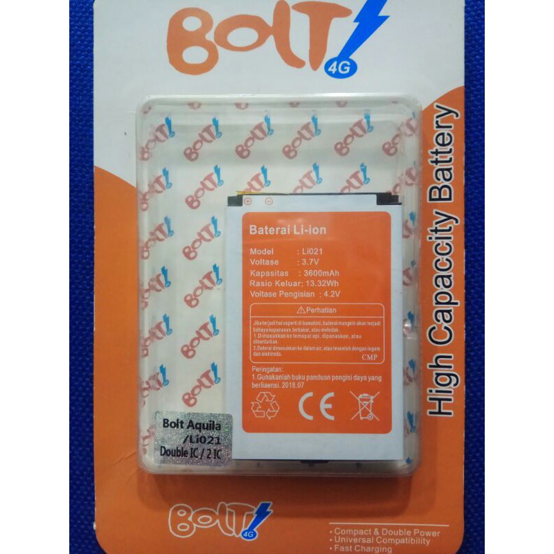 Baterai battery wifi bolt Aquila / baterai wifi bolt Li021