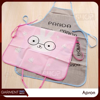 Celemek Apron Dapur  Karaketer Memasak Pelindung Pakaian 