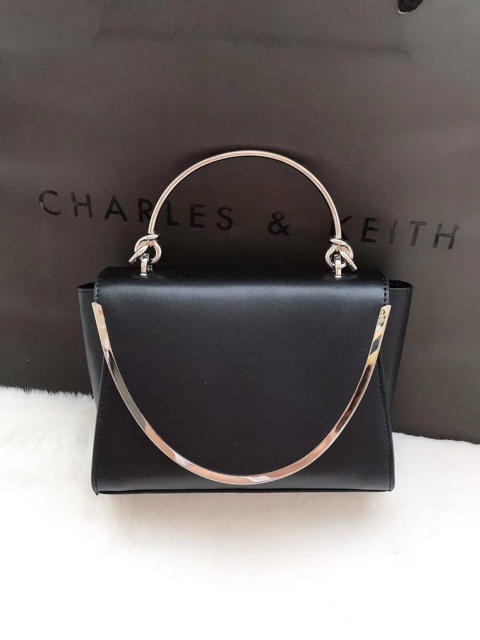 Metallic-Trimmed Front Flap Bag