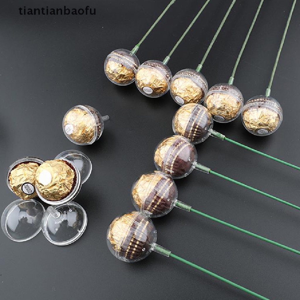 [tiantianbaofu] 10PCS Chocolate Truffle Liner Chocolate Wrappers Candy Packaging Holder Boutique