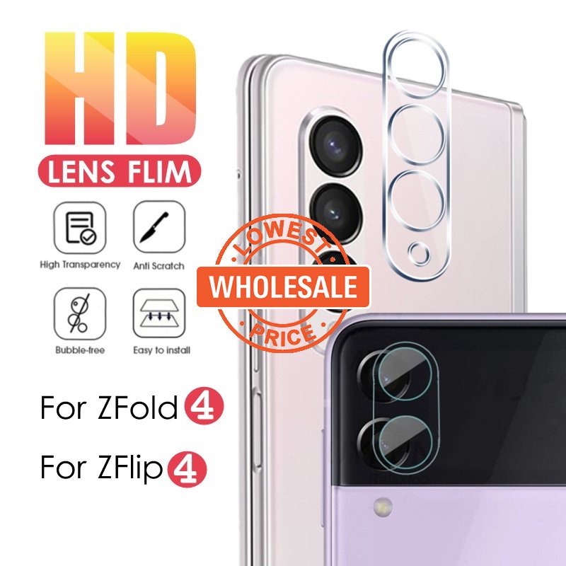 Film Tempered Glass Pelindung Lensa Kamera Belakang Samsung Galaxy Z Fold 4