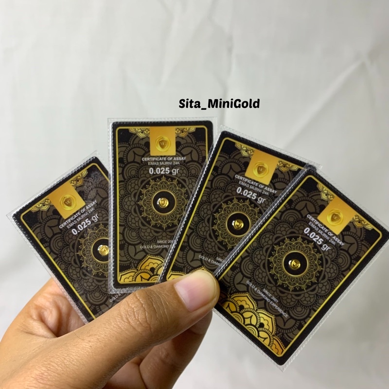 MINIGOLD BLACK SERIES 0,025| SOUVENIR MINIGOLD| MAHAR MINIGOLD