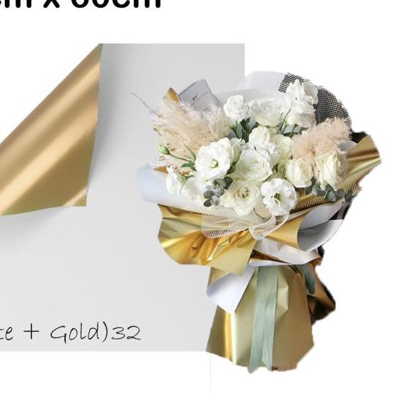 

❅ 20 Lembar PL Tint 2 Colour Gold – Cellophane – Kertas Bunga - 27 ۞