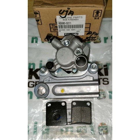 KALIPER BELAKANG KLX 150 KLX DTRACKER +BREKET KALIPER+KAMPAS REM ORI