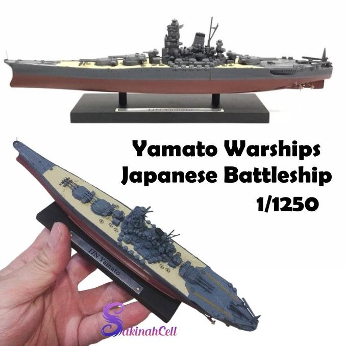IJN Battleship Yamato 1/1250 Scale Diecast Metal Model by Atlas