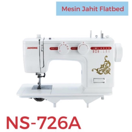 Mesin Jahit Portable Janome NS726A (DOUBLE BUBBLE WRAP+KARDUS)