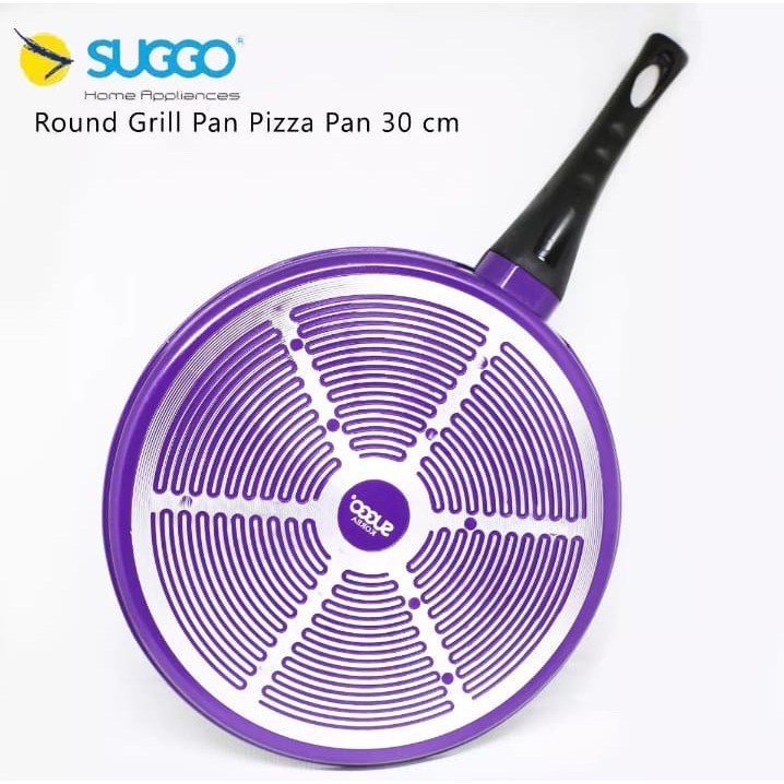 [COD] NEW Round Grill Pan SUGGO 30 Cm Grillpan Panci Crepes Pizza Suggo Pizza Pan 30cm