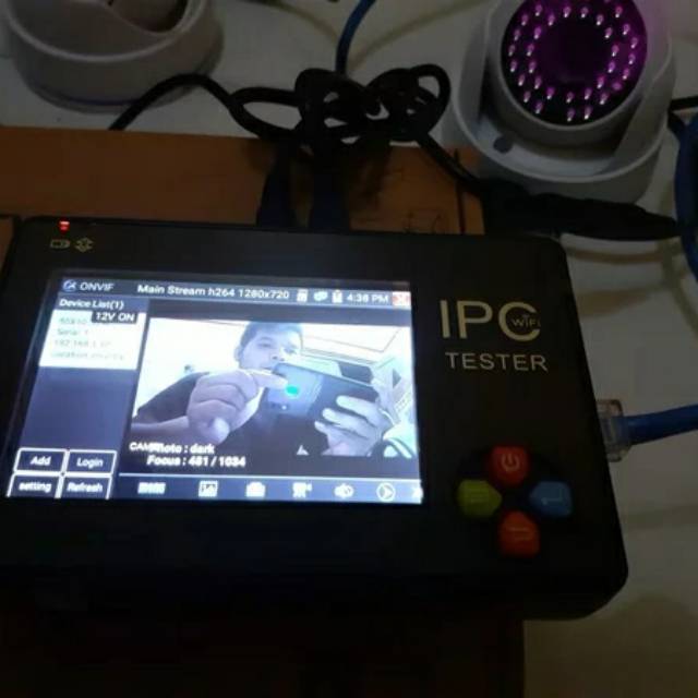 Ip camera tester tes
