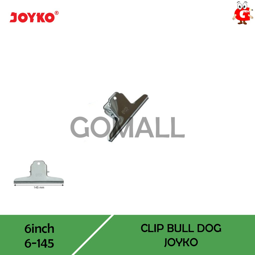 

Penjepit kertas/jepitan bahan/bull dog clip 6-145 JOYKO