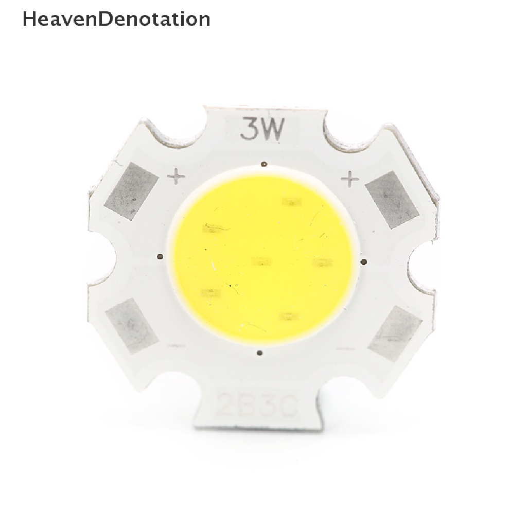 [HeavenDenotation] 5pcs 3W COB LED Chips LED Strip Bar Light Bulb Lamp Flood Light DC9-10（V）