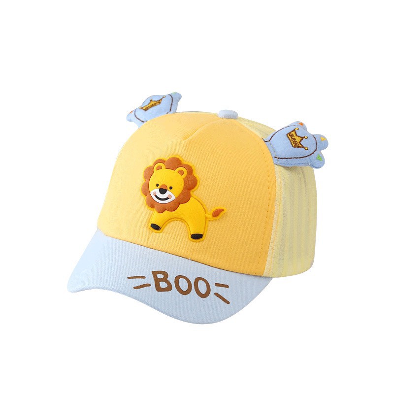 LKM219 TOPI ANAK MOTIF BERKARAKTER SINGA LION BOO TOPI FASHION BABY HAT [1KG 26PC] LITTLE KUMA-6