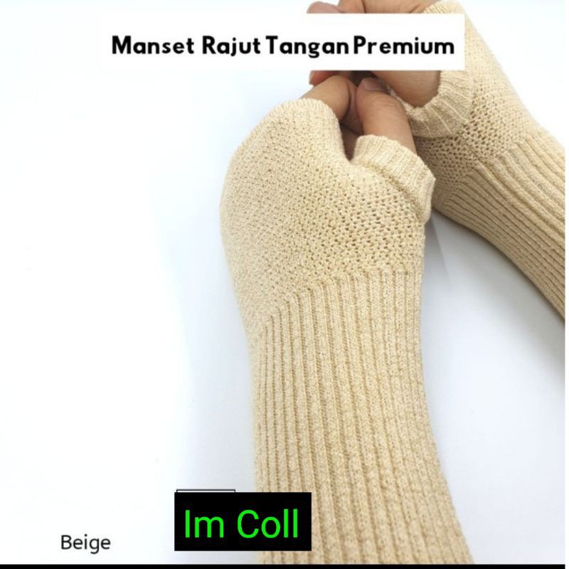 MANSET TANGAN - MANSET RAJUT JEMPOL PREMIUM