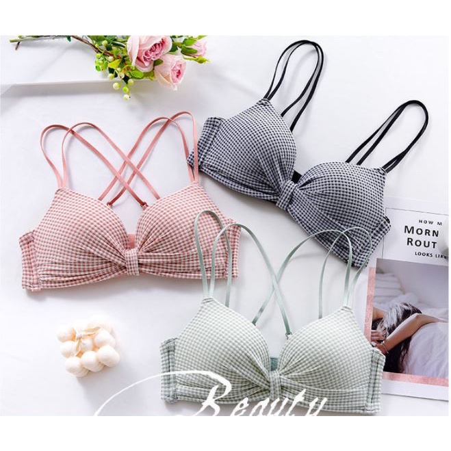 BV.ID BR446 BH BRA CUTE JEPANG SEXY TANPA KAWAT BRA  ASIAN STYLE COD