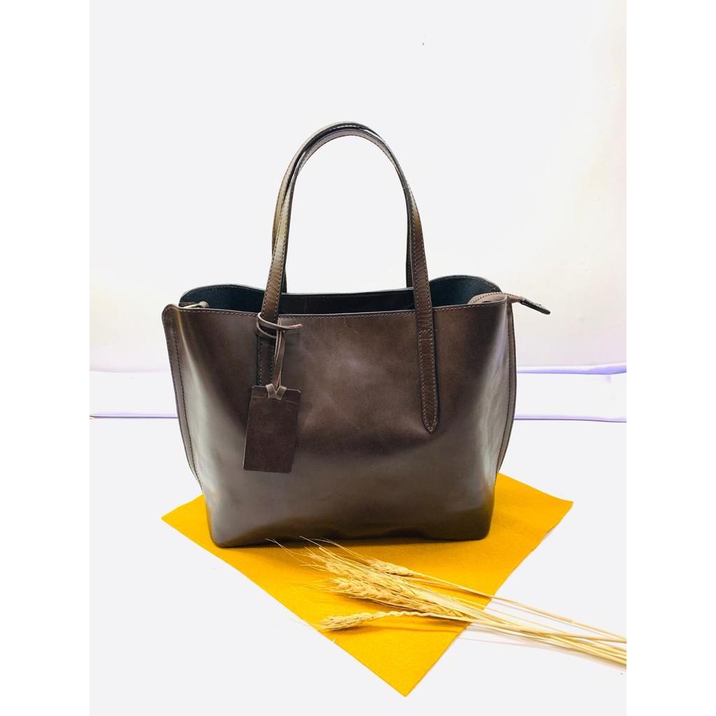 Tas Wanita Kulit Asli Papirut Garut Full Up Elegant