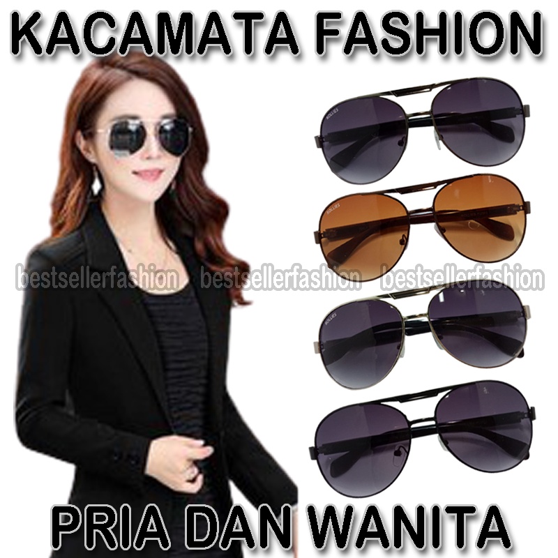 Kacamata Hitam Model Aviator Pria Wanita Kacamata Fashion Pria Wanita Korea Kacamata Gaya Kacamata korea Kacamata Berkendara Kacamata Sepeda