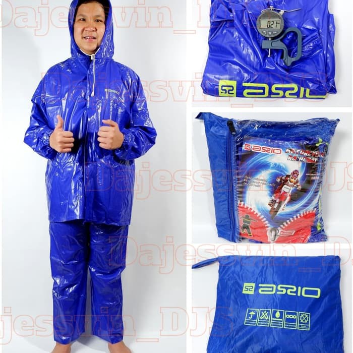 Jas Hujan AXIO Karet Rubber Raincoat 298 like GMA 0,21mm biker keren Cakep 289