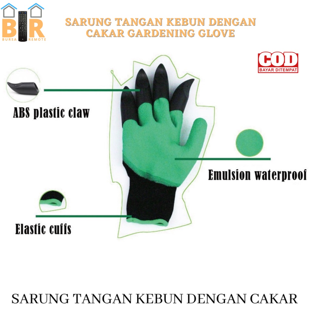 Sarung Tangan Kebun Dengan CAKAR GARDENING GLOVE