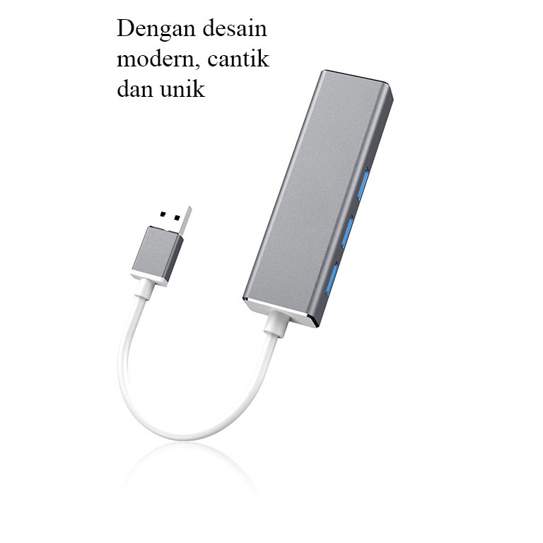 USB 3.0 To HUB 3 Port With Lan Gigabite Ethernet Adaptor Convertor