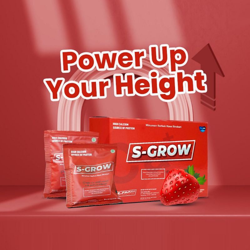 Peninggi Badan Super Cepat S-GROW obat peninggi badan suplemen peninggi badan SGROW ORIGINAL ASLI