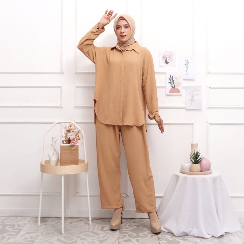 Setelan Wanita - One Set Crinkle Best Trendy