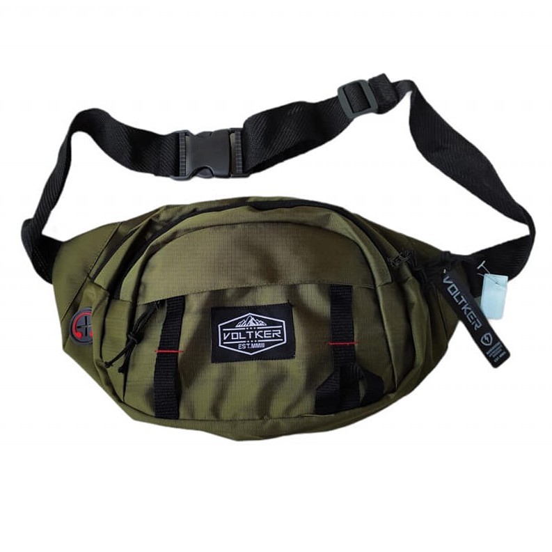 Tas Kecil Selempang Slempang Pinggang Waistbag Sepeda Distro Stussy Cowok Pria Original Murah