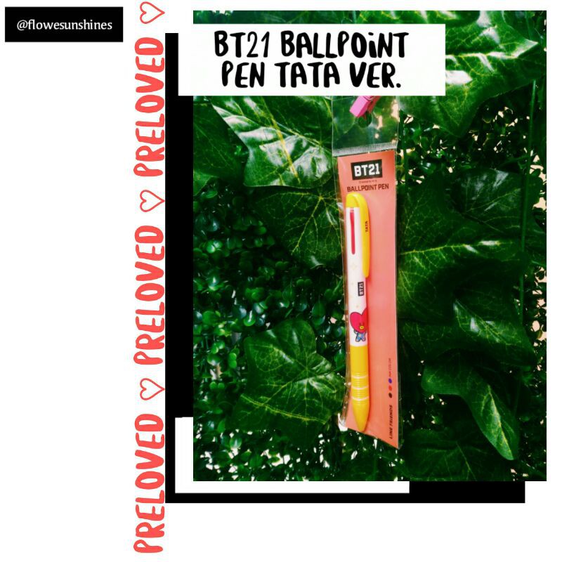 

[PRELOVED] BT21 BALLPOINT PEN TATA VER.