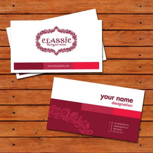 

kartu nama Double Side murah Bandung free design laminasi glossy/dove