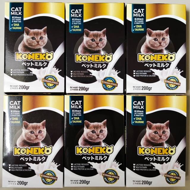Susu Kucing Koneko Original 200gr (kitten & kucing dewasa)