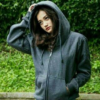 SWEATER_ID Hoodie Zipper Abu Tua Polos Unisex