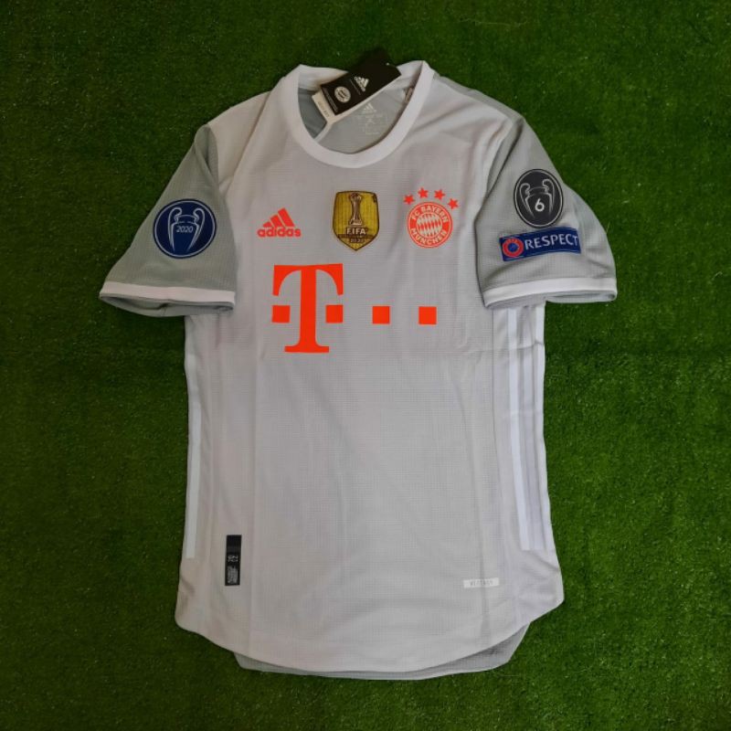 Jersey Bola Bayern Munchen Away 2020 2021 FULL PATCH UCL + CWC 2020 Terbaru