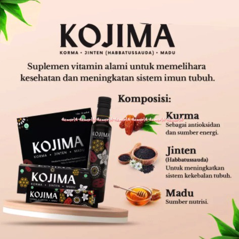 Kojima Candy Permen 50butir Rasa Kurma Jinten Madu Habbatussauda Deltomed Cendi Candi Candies Taste of Black Seed Honey Cumin Dates